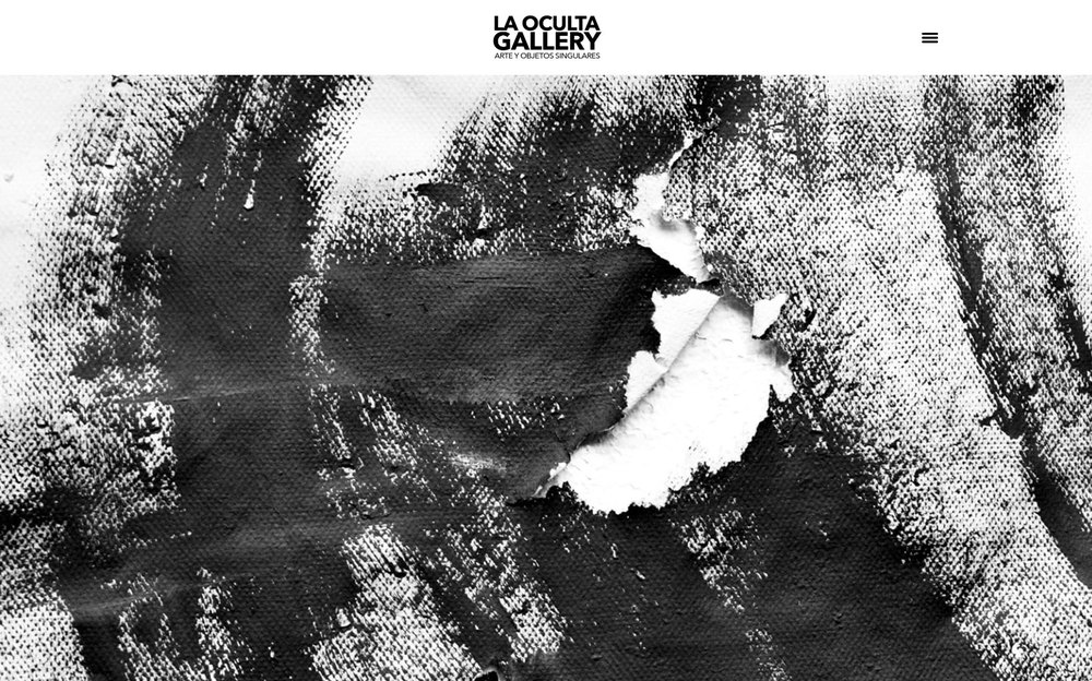 Web de La Oculta Gallery